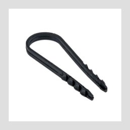 Дюбель-хомут для круглого кабеля (19-25мм) черный (50шт.) EKF