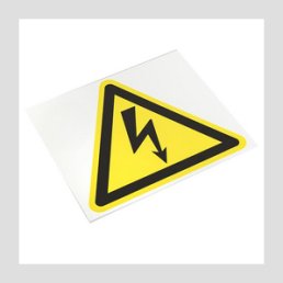 Знак пластик "Опасность поражения электрическим током" (Молния) (150х150мм.) EKF PROxima