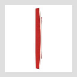 Стокгольм Рамка 4-местная белая с линией цвета красный EKF