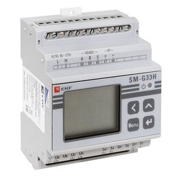 Многофункциональный измерительный прибор SM-G33H с жидкокристаллическим дисплеем на DIN-рейку
