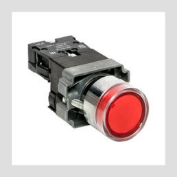 Кнопка BA42 с подсветкой 230В красная NC IP65 EKF