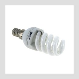 Лампа энергосберегающая FS-спираль 7W 6500K E14 10000h EKF Simple