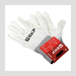 Перчатки рабочие PROFI Touch для чистовых работ (15 класс, 9 размер) EKF Expert